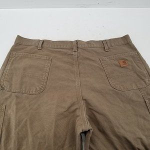 Carhartt Carpenter Pants Mens 40x30 B11 CBR Original Dungaree Fit Canvas Work